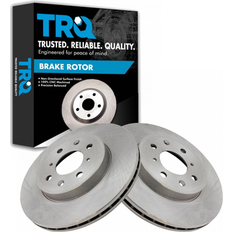 Vehicle Parts TRQ Front Brake Rotors Set Vented 2015-2020
