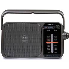 Grå Transistor Radio Bärbar AM/FM Ljud