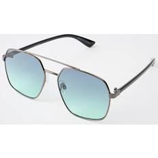 boohooMAN Tinted Lense Aviator Sunglasses - Grey