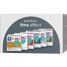 Panduro Hobby Fimo Effect 6 x 57 gram Fimo-lera i Metallicfärger