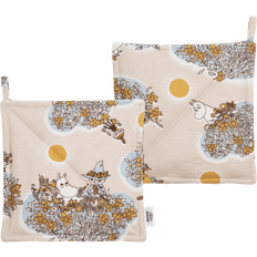 Moomin Arabia Mumin Vänner För Alltid 22x22 cm 2-pack Grytlapp Beige (22x)