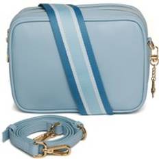 Alice Wheeler Pastel Soho Dual Compartment Camera Crossbody Bag - Baby Blue