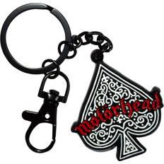 Ace Of Spades Chain Keyring Keychain - One Size