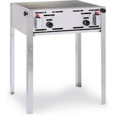BBQs Hendi Commercial Gas Grill with Chrome-Plated Grill Grate