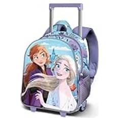 Disney Väskor Disney Frozen 2 3D-Ryggsäck Med Hjul - Blå