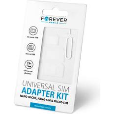 Forever SIM Kort Adapter Micro-Sim Nano-Sim Nano-Micro