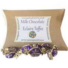 Pots of Sweets 250g Kraft Pillow Box Walkers Milk Chocolate Eclairs