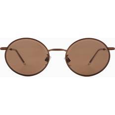 Solglasögon Giorgio Armani Oval Women’s Sunglasses - Metal Bronze