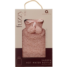 Aroma Home Pink Teddy Fleece Regular 2L Hot Water Bottle