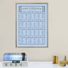 Gehalt Fisk & Skaldyr Plakat 30x40cm