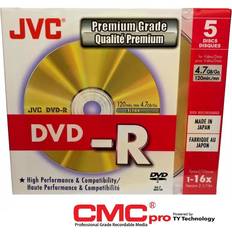 Taiyo Yuden CMC Pro Blank DVD-R 16x 120min Discs Japan In Jewel Case