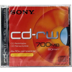 CD-RW 80 4 x 10x 80min 700mb Rewritable Blank