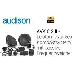 Boat & Car Speakers Audison Voce II AVK 6 S II 2 Way Passive Component Speaker Set
