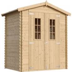Timbela Wooden Garden Shed H218 x 136 x 196 cm 1.98 m2 (Building Area )