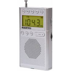 Sanyo Portable Digital Radio Silver AM/FM