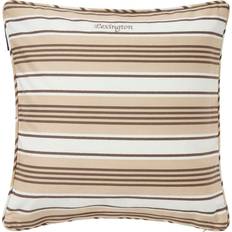 Lexington Puder på tilbud Lexington Striped Organic 50x50 cm Bomuldstwill Pudebetræk Beige (50x50cm)