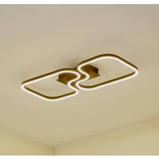 Lucande Ceiling Flush Lights Lucande LED Amiya Aluminium Ceiling Flush Light