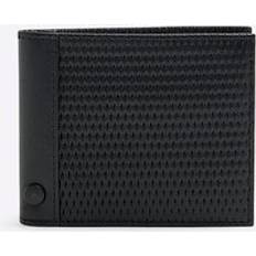 River Island Mens Black Leather Wallet - Black