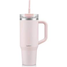 Bodum Med håndtag Termokopper Bodum Travel Mug 1,2 Liter Rustfrit Stål Rose Termokop 120cl