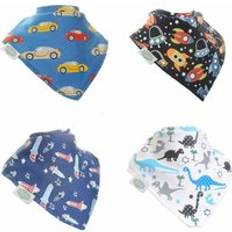 Accessories Ziggle Bandana Dribble Bibs Boysterous Pack Of 4