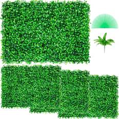 VEVOR Artificial Boxwood Panel UV Grass Backdrop 24 x 16 in