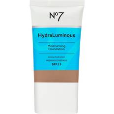 No7 hydraluminous moisturising foundation 30ml, spf15 -shade deeply toffee