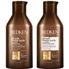 Redken Soft Mega Curl Shampoo 300ml Duo - Clear