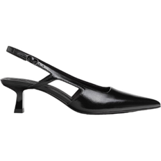 Stradivarius Minimalistiske Slingback-Sko Med Høje Hæle - Sort
