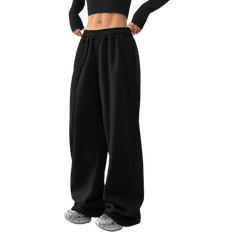 Shein Casual Loose Drawstring Waist Sweatpants - Plain Color