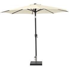 Parasoll M/Vev Tilt Beige/Svart Ø3 m