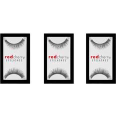 Red False Eyelashes Red Cherry Eyelashes #747s - 3 Pair Packs
