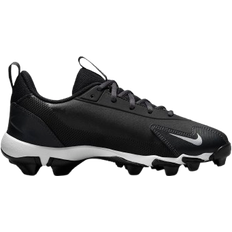 Girls Baseball Shoes Children's Shoes Nike Force Trout 9 Keystone - Black/White/Anthracite/Metallic Silver