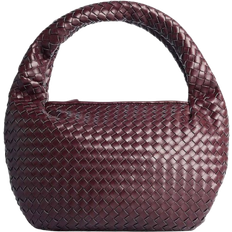 NA-KD Woven Rounded Shoulder Bag - Brown