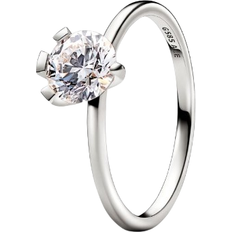 Pandora Nova Lab-grown Diamond Ring 1.00 carat tw 14k White Gold 14k White gold Lab-Grown Diamond Clear Sz