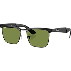 Ray-Ban Wayfarer Deluxe Solglasögon - Matt Svart/Montura Grön