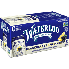 Waterloo Waterloo Sparkling Water Blackberry Lemonade Case of 3 8/12 fz 12fl oz 8pcs 3pack