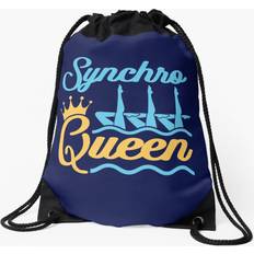 Drawstring Bag Synchro Queen Synchronized Swimming Sport Gym Shoe Backpack