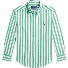 Polo Ralph Lauren Boy's Striped Cotton Poplin Shirt - Stem/White