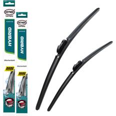 Windscreen wiper blades Heyner Hybrid Windscreen Wiper Blades for Toyota C-HR 2016 Onwards Front Rear Classic Full Set Of 2