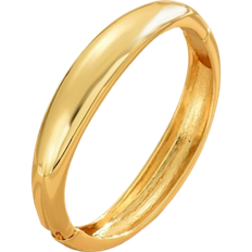 Shein 1pc Golden Fashionable & Simple Drum Surface Bracelet, Suitable For Daily Wear, Work, French-style Romantic Minimalist Wind, Friend Gathering, High-en