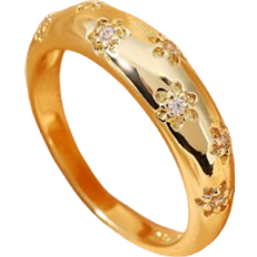 Copper Rings Shein Cubic Zirconia Decor Ring
