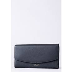 Lakeland Leather Esthwaite Flapover Purse - Navy