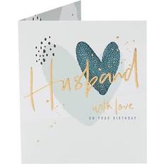 UK Greetings Hearts Design Husband Birthday Card