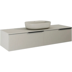 Jungborn Nonus Beige Fume Matt Glass Skåp 160 x 31.8 x 45.3 cm