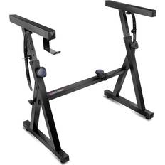 Liquid Stands Heavy Duty Adjustable Folding Z Style Keyboard Piano Stand, Steel, Size 3.8 H x 19.25 W in Wayfair Multi Color