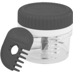 Mini Choppers & Spiralizers Tovolo Chop N'Spin Mini Garlic Chopper Charcoal