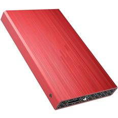 SUYING Hdd extern hårddisk 2 TB 1 TB 500 GB 320 gb, USB 3.0 bärbar extern lagring backup, lämplig för PC stationär dator, Macbook, bärbar dator, Ps4, Xbox, Smart TV 80 GB, röd