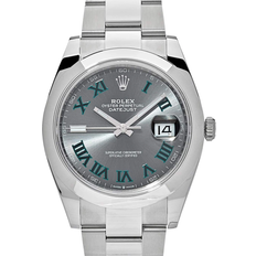 Rolex Clasp Wrist Watches Rolex 2024 Datejust 41mm Sapphire Crystal Stainless Steel