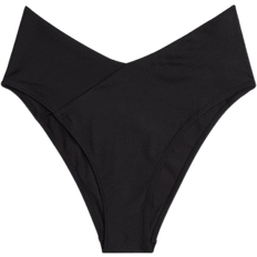 H&M High Waist Cheeky Bikini Bottoms - Black