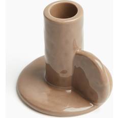 H&M Stoneware - Beige Candle Holder 7.5cm